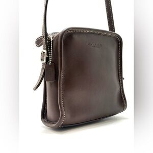 Vintage Coach Bellini 9139 Brown Glove Leather Crossbody Bag Y2K USA Made